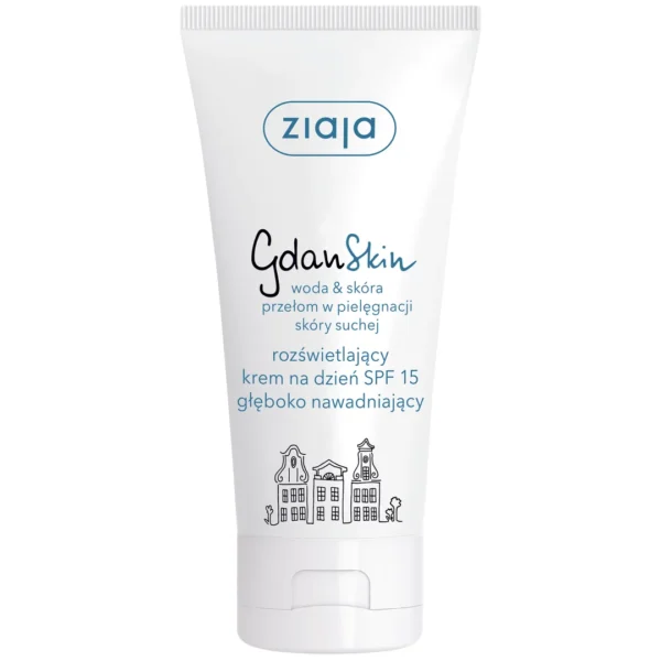 Ziaja GdanSkin krem na dzień rozświetlający do twarzy SPF 15, 50 ml