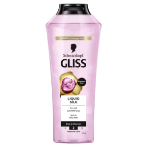 Gliss Kur Liquid Silk szampon do włosów matowych i łamliwych, 400 ml