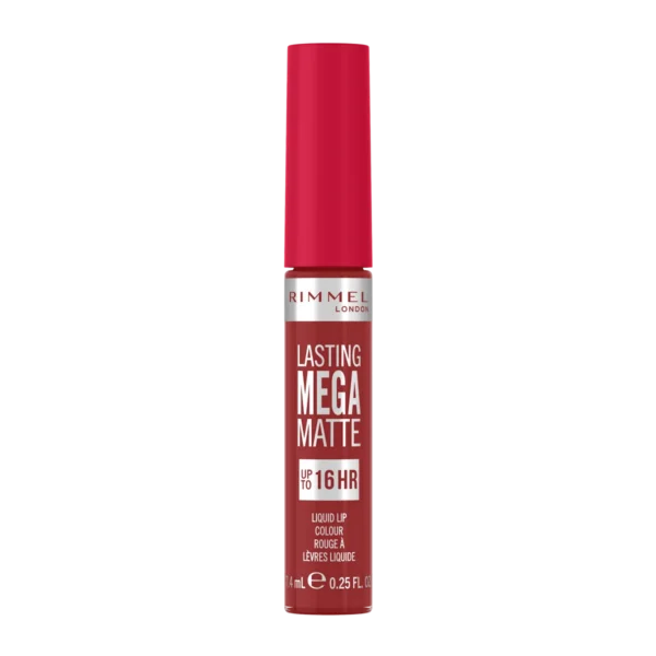Rimmel Lasting Mega Matte płynna pomadka do ust nr 500 Fire Starter, 7,4 ml