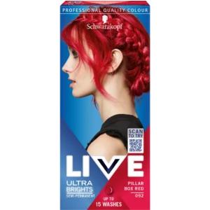 Schwarzkopf Live Ultra Brights farba do włosów 092 Pilar Box RED, 1 szt.