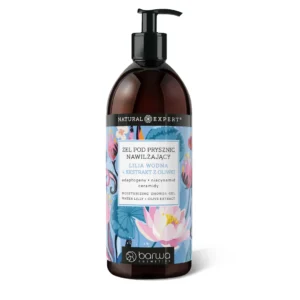 Barwa Natural Expert żel pod prysznic nawilżający lilia wodna + ekstrakt z oliwki, 480 ml