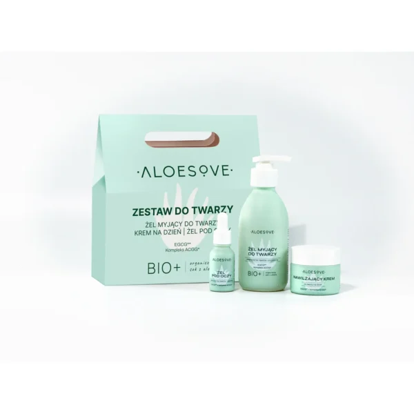 Aloesove zestaw do twarzy (torebka) 190 ml + 50 ml + 15 ml - obrazek 2