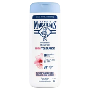Le Petit Marseillais zmiękczający żel pod prysznic o wysokiej tolerancji Bio kwiat migdałowca, 400 ml