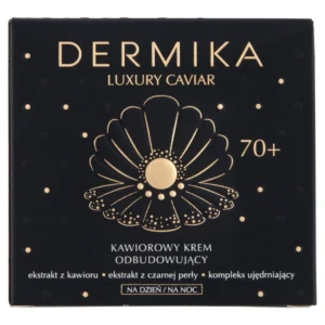 Dermika Luxury Caviar kawiorowy krem odbudowujący 70+, 50 ml