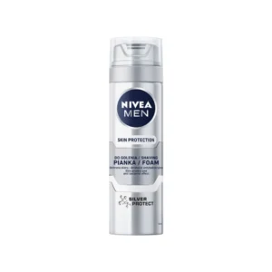 Nivea Men Skin Protection pianka do golenia Silver Protect, 200 ml