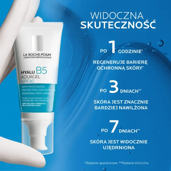 La Roche-Posay Hyalu B5 Aquagel Żel ochronny do twarzy SPF30, 50 ml