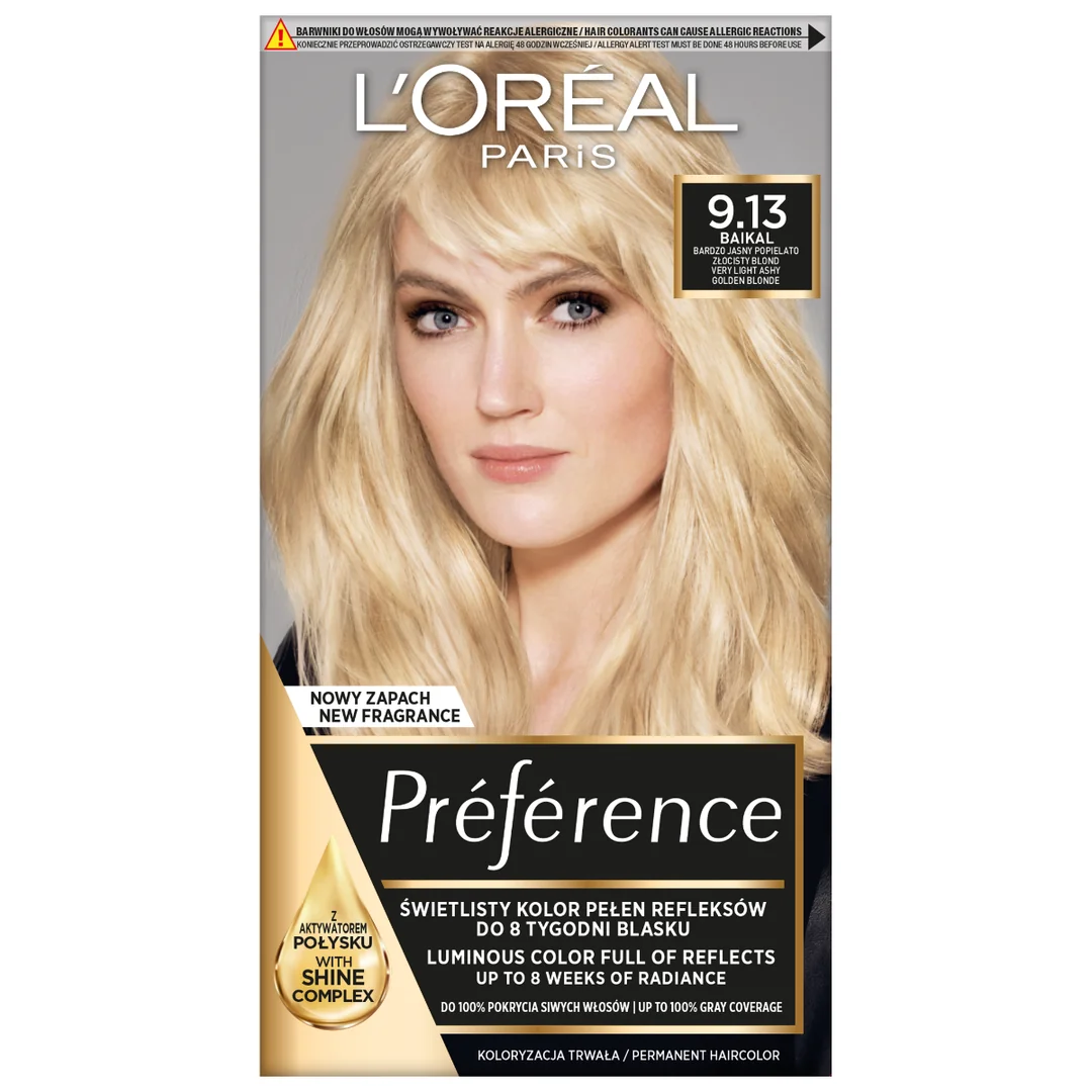 L`Oreal Paris Récital Préférence farba do włosów M 9.13 Baikal, 1 szt.