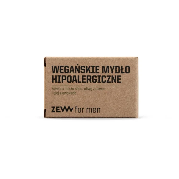 ZEW for men wegańskie mydło hipoalergiczne do twarzy i ciała, 85 ml - obrazek 2