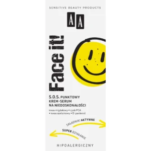 AA FACE IT! S.O.S. Punktowy krem-serum na niedoskonałości, 50 ml