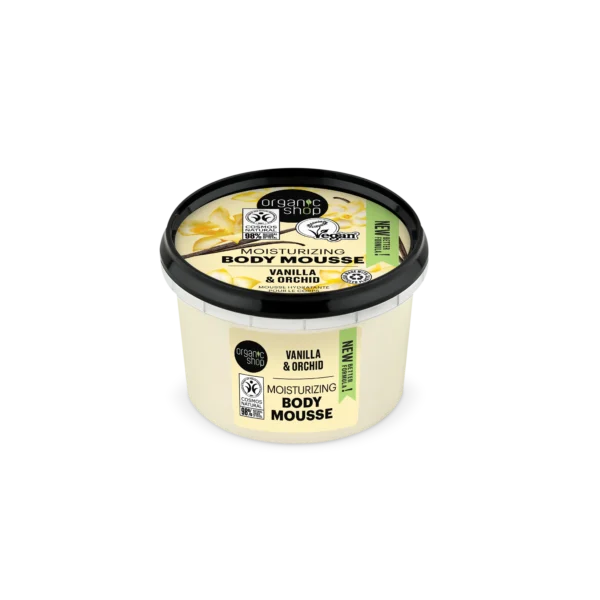 Organic Shop organiczny mus do ciała Wanilia i Orchidea, 250 ml