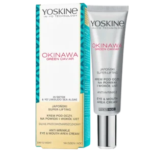 Yoskine Okinawa Green Caviar krem pod oczy, na powieki i wokół ust, 15 ml