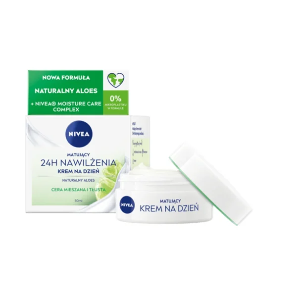 NIVEA 24H krem to twarzy na dzień dla cery mieszanej i tłustej, 50 ml - obrazek 3
