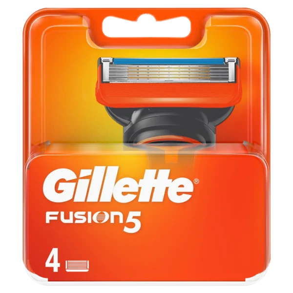Gillette Fusion wkład do maszynki manualnej do golenia dla mężczyzn, 4 szt.