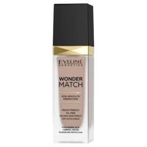 Eveline Cosmetics Wonder Match luksusowy podkład do twarzy, 45-Honey, 30 m