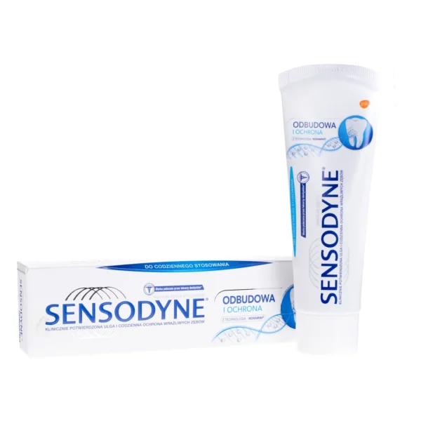 Sensodyne Odbudowa i Ochrona pasta do zębów z fluorkiem, 75 ml - obrazek 2