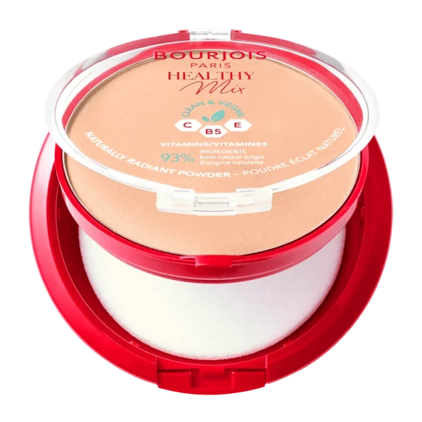 Bourjois Healthy Mix Wegański puder prasowany nr 02 Vanilla, 10 g - obrazek 3