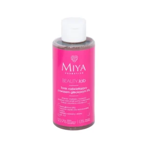 Miya Cosmetics BEAUTY.lab tonik rozświetlający z kwasem glikolowym 5%, 150 ml