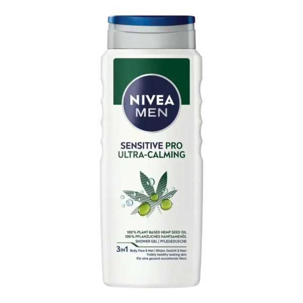 Nivea Men Sensitive Pro Ultra-Calming żel pod prysznic dla mężczyzn, 500 ml