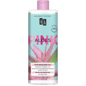 AA ALOES PINK Płyn micelarny 3w1, 400 ml