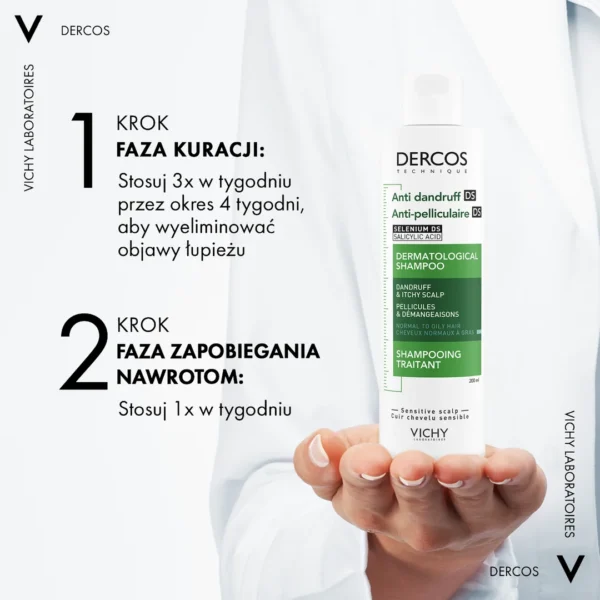 Vichy Dercos szampon przeciwłupieżowy, 200 ml - obrazek 6