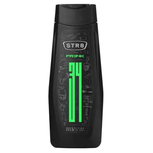 STR8 odświeżający żel pod prysznic Freak, 400 ml