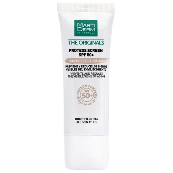 Martiderm The Originals Proteos Screen SPF50 + Color Fluid fluid ochronny, 40ml - obrazek 3