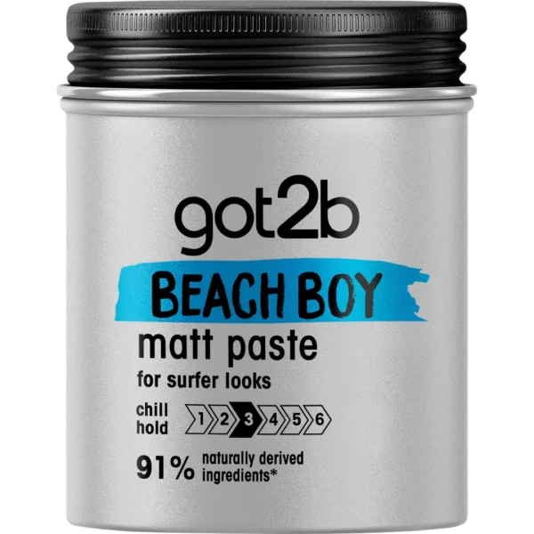 Schwarzkopf got2b Beach Boy matująca pasta do stylizacji włosów, 100 ml