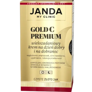 Janda My Clinic Gold C Premium wielozadaniowy krem na dzień dobry i na dobranoc, 50ml