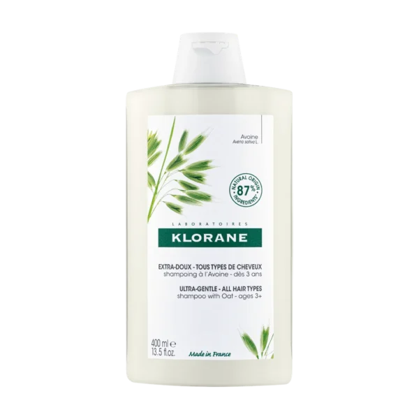 Klorane szampon do włosów z owsem, 400 ml