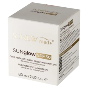 SunewMed+ Sunglow SPF 50 Odmładzający krem przeciwsłoneczny, 80 ml