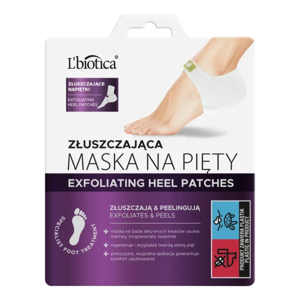 L'Biotica maska złuszczająca na pięty, 18 g