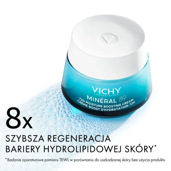 Vichy Minéral 89 lekki krem nawilżająco-odbudowujący 72h, 50 ml - obrazek 4