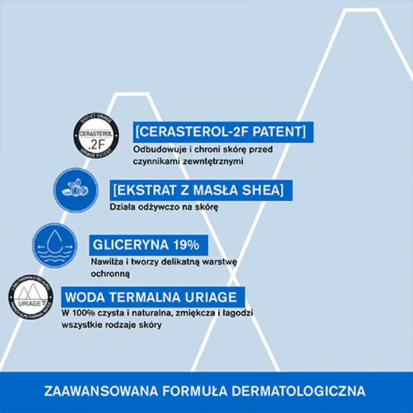 Uriage Xemose olejek do kąpieli i pod prysznic, 500 ml