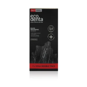 Ecodenta Pasta wybielająca z węglem aktywnym zestaw 2 szt., 100 ml
