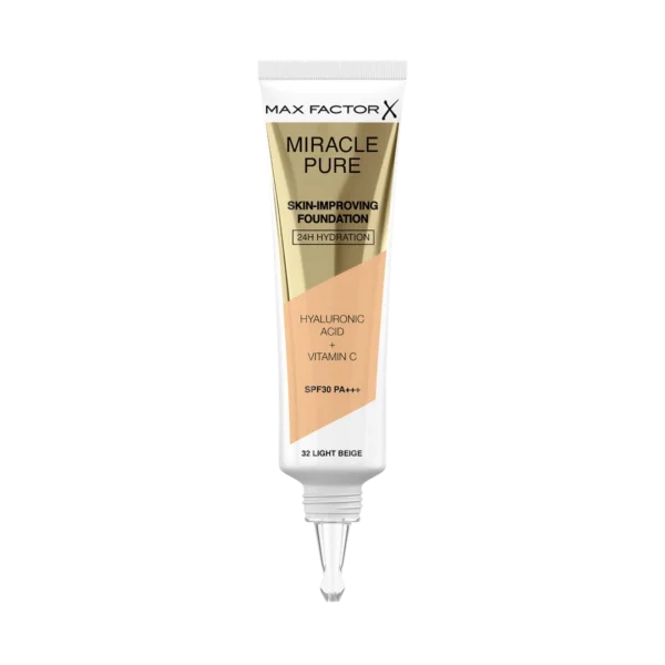 Max Factor Miracle Pure Skin Podkład poprawiający kondycję skóry nr 32 Light Beige, 30 ml