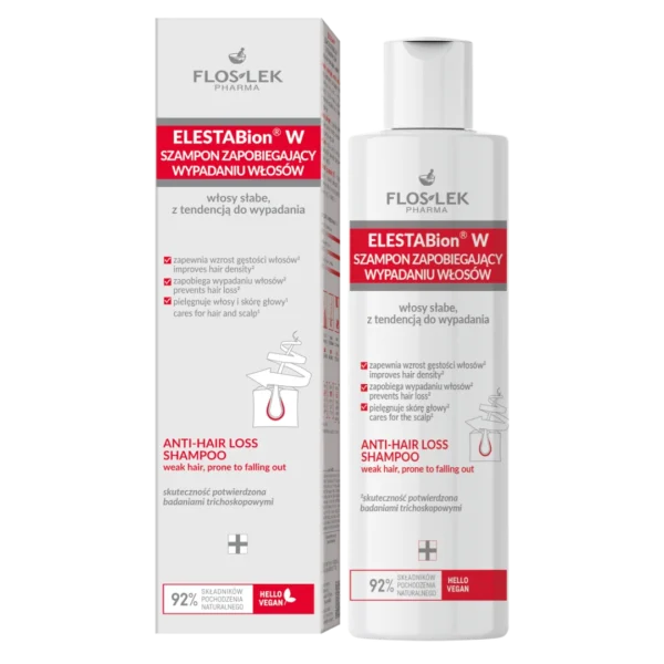 Floslek ELESTABion® W szampon zapobiegający wypadaniu włosów, 200 ml