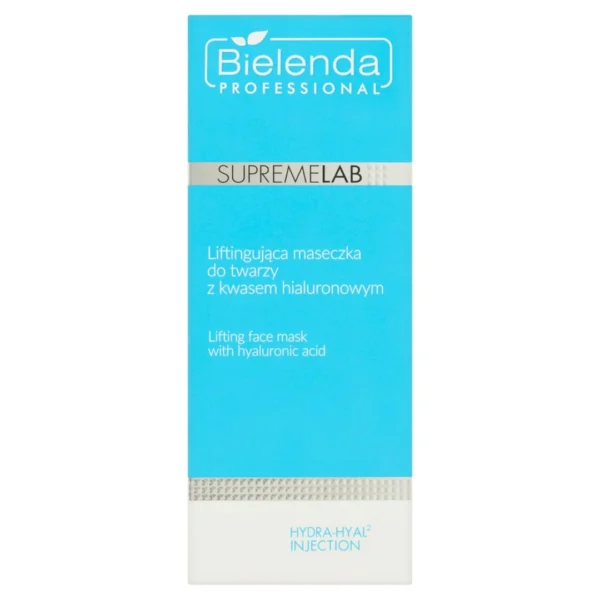 Bielenda Professional SupremeLab liftingująca maseczka do twarzy z kwasem hialuronowym, 70 ml