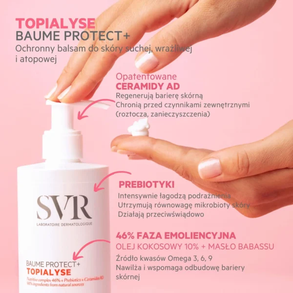 SVR Topialyse Protect+ Balm balsam, 200 ml - obrazek 3