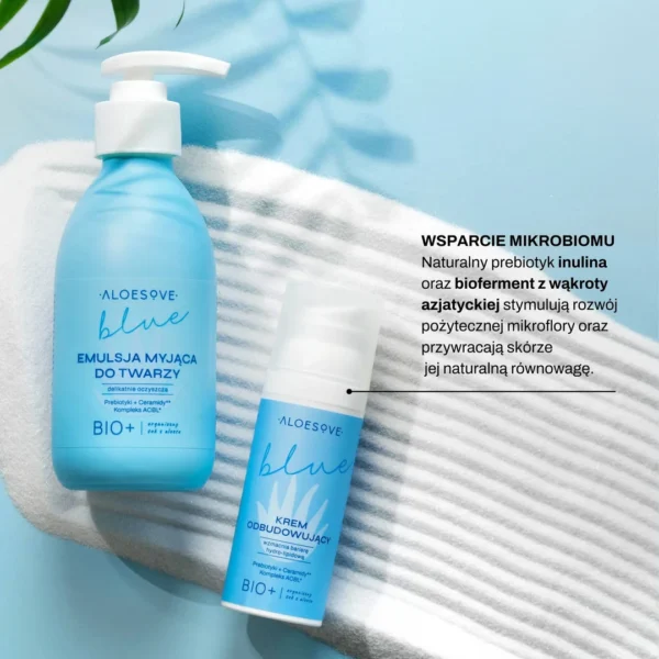 Aloesove Blue krem odbudowujący do twarzy, 50 ml - obrazek 5