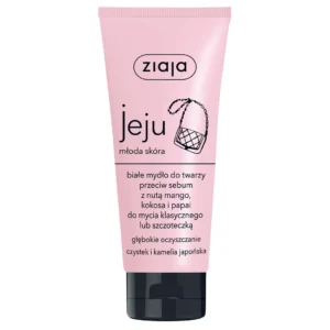 Ziaja Jeju mydło do twarzy przeciw sebum, 75 ml