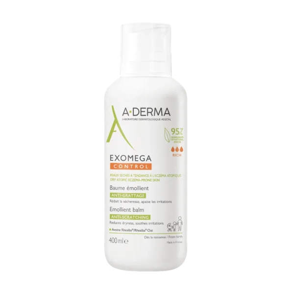A-Derma Exomega Control balsam emolient, 400 ml - obrazek 2