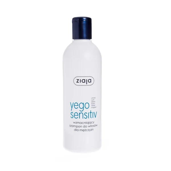 Ziaja Yego Sensitiv szampon wzmacniający do włosów dla mężczyzn, 300 ml