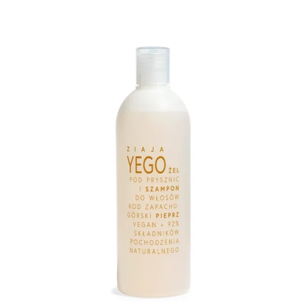 Ziaja Yego żel pod prysznic i szampon do włosów Górski pieprz, 400 ml