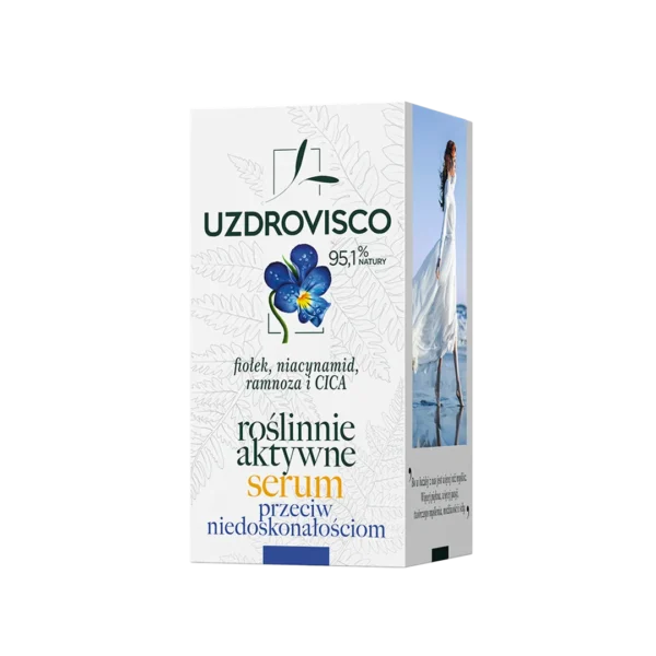 Uzdrovisco roślinnie aktywne serum przeciw niedoskonałościom Fiołek, 30 ml