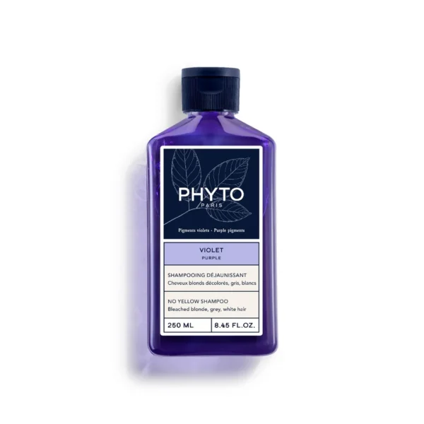 PHYTO Purple No Yellow szampon do jasnych i siwych włosów, 250 ml