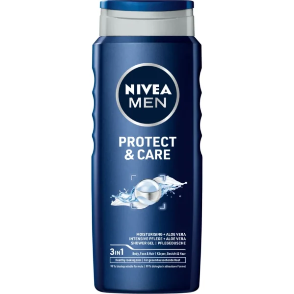 Nivea Men Protect & Care żel pod prysznic dla mężczyzn, 500 ml - obrazek 3