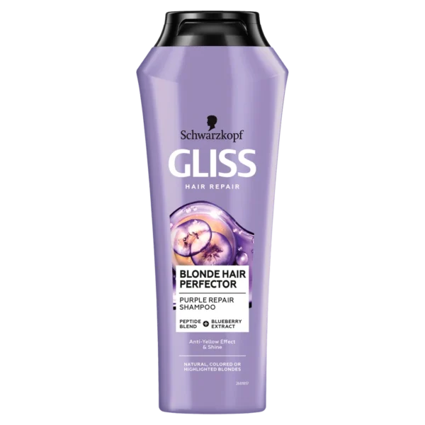 Schwarzkopf Gliss Blonde Hair Perfector szampon do włosów fioletowy, 250 ml