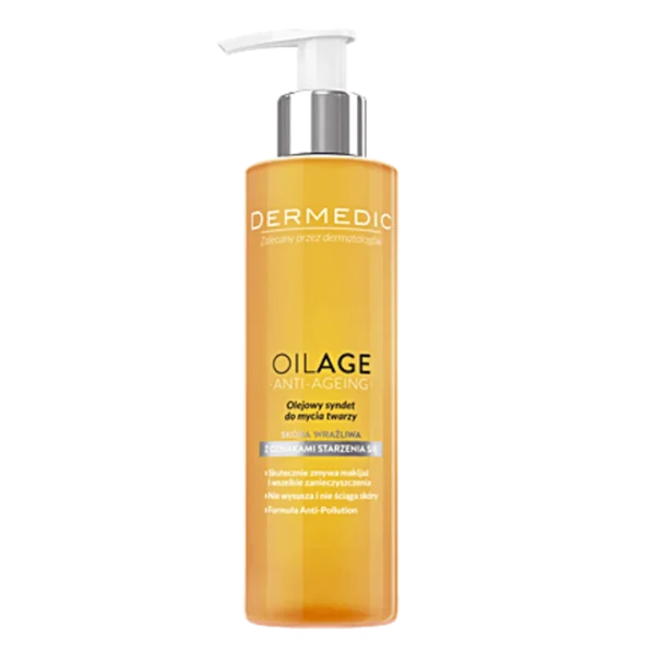 Dermedic Oilage olejowy syndet do mycia twarzy, 200 ml