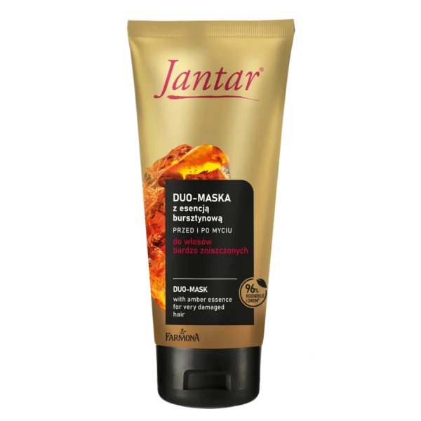 Jantar Duo-maska z esencją bursztynową do włosów bardzo zniszczonych, 200 ml