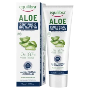 Equilibra Aloe pasta do zębów w żelu o potrójnym działaniu, 75 ml